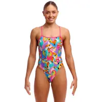 Funkita High Leg Swimsuit Veelkleurig AUS 8 Vrouw