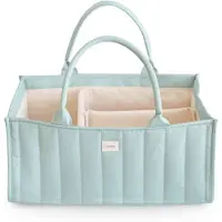 Mushie - Diaper Caddy - Roman Green