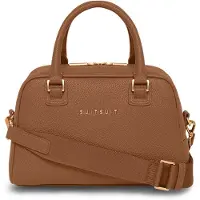 Suitsuit Tas - Handtas dames - Schoudertas - Crossbody tas dames - Afneembare Schouderriem - Camel