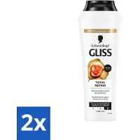 Schwarzkopf - Shampoo - Total Repair - Voor Intensief Haarherstel - 250 ml - Voordeelverpakking - 2 stuks