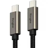 Ringke Fast Charging Basic - USB-C naar USB-C Kabel - 20V/3A, 60W - PD 3.0, PPS - 480Mbps - 0.5M Zwart