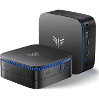 NiPoGi Mini PC W-11 Pro - Intel Celeron N5095(bis zu 2,9 GHz) - 16 GB LPDDR4X 256 GB M.2 SSD - HDMI 2.0 - DP - Typ-C - Dual WiFi