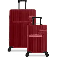 Bhppy Kofferset 2 delig - Handbagage koffer 28L - Reiskoffer 86L - TSA slot - Signature kofferset Sun-Dried Tomato