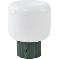 LUCANDE Tafellampe , Katrin Palme, dimbare, Groen, Woonkamer, Glas, Modern