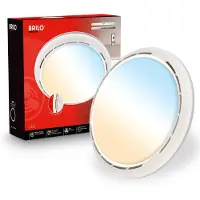 Briloner Dison - Plafondventilator met lamp - LED plafondlamp met ventilator - dimbaar - CCT - ventilator lamp met afstandsbediening - 6 snelheden - Ø44cm - wit