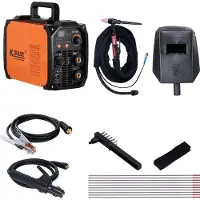 Kibani Lasapparaat TIG-200S incl. 30 Wolfraamelektroden - TIG & MMA Lasapparaat tot 4.0 mm - IGBT-Inverter-Technologie - Compact en Lichtgewicht - Elektrisch Lasapparaat 220V - RVS / Elektrode Lassen