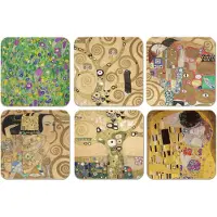 Bekking & Blitz Gustav Klimt Onderzetters 6 stuks