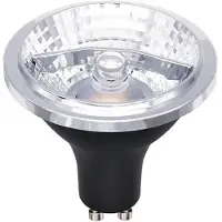 ELP GU10 LED Spot Ø70mm | 6W 2700K Zwart 540Lm | 827 AR70