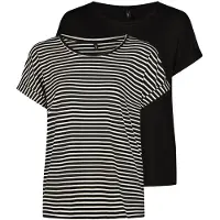 ONLY - ONLMOSTER S/S TOP CS JRS 2PACK - Meisjes - Blouses