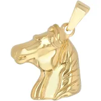 Akzent meisjes hanger "Cosmo" zilver 925 - paardenhoofd - Edelstahl