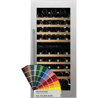 Dunavox DVS-70.185DC wijnkoelkast inbouwkoelkast, nis hoogte 122,5 cm, zuinig energieklasse F