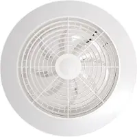 CristalRecord Plafondventilator Moli WIFI Ø 50 cm RGB wit