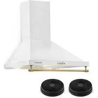 Klarstein Montblanc afzuigkap recirculatieset 610m³/h 165W 2x1,5W wit