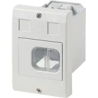 Eaton E-PKZ01-G 281634 Lege behuizing Inbouw, Met schakelaar, Met membraam (l x b x h) 80 x 85 x 129 mm Grijs 1 stuk(s) Piece