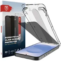 Rosso Privacy Screen Protector Geschikt voor Samsung Galaxy S26 - 9H Gehard Glas - Installatietray - Case Friendly Tempered Glass - Stofvrij - Eenvoudige Installatie - Beschermglas
