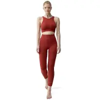 Born Living Yoga Zinara Seamless Short Leggings Rood L Vrouw