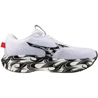 Mizuno Wave Rider 30 hardloopschoenen Wit Zwart AW26 Unisex, Maat 44 - EUR
