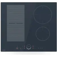 Klarstein Delicatessa 60 Inductiekookplaat – 4-zones inbouwkookplaat, 7000 W met booster, FlexiZone en kinderbeveiliging, antraciet, 59 cm glaskeramisch kookoppervlak