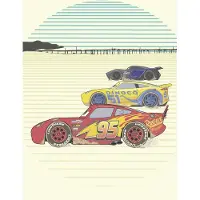 Komar Vliesbehang Digitale print vlies - Cars Stream Lines - Afmeting 200 x 280 cm
