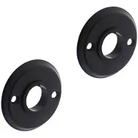 Intersteel Rozet schroefgat 50x5mm - mat zwart