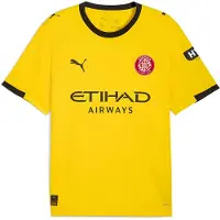 Puma Girona Fc 25/26 Replica Away Junior Short Sleeve T-shirt Geel 11-12 Years Kinderen