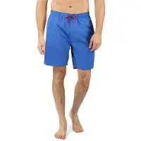 Riverso Heren Short RIVDavid bequem Blauw L Volwassenen Sneldrogende Zwemshort met Trekkoord