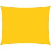 vidaXL Zonnescherm rechthoekig 5x7 m oxford stof geel