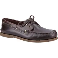Sperry Bootschoen Men Authentic Original 2-Eye Wide Amaretto-Schoenmaat 42