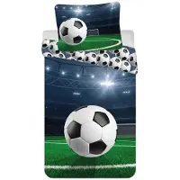 Jerry Fabrics Voetbal Dekbedovertrek Eenpersoons - 140 x 200 cm
