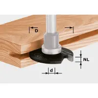 Festool HW D40X3,5 SCHIJFGROEFFREES