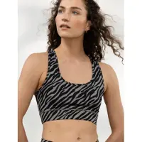 Hey Honey - Women's Bra Zebra - Sportbeha XS, grijs