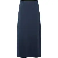 Y.A.S. YAS Dames Rokken Yascoze Hw Ankle Skirt - Donkerblauw - Maat XS