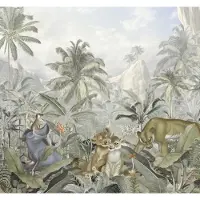 Overig Fotobehang Lion King Hills - Meerkleurig - 2,80m X 300cm