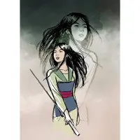 Komar Vliesbehang Digitale print vlies - Brave Mulan - Afmeting 200 x 280 cm