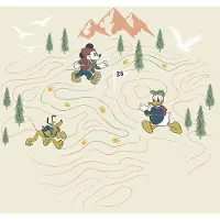 Komar Vliesbehang Digitale print vlies - Mickey Meets the Mountain - Afmeting 300 x 280 cm