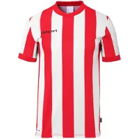 Uhlsport Retro Stripe Short Sleeve T-shirt Rood 13-14 Years Jongen