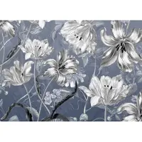 Komar Fotobehang Merian Blue - Blauw - 2,50m X 350cm