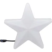 Paulmann Plug & Shine sfeerlamp ster Ø 40cm Star, dimbaar, wit / opaal, Kunststof, Modern