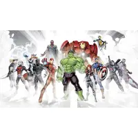 Komar Vliesbehang Digitale print vlies - Avengers Unite - Afmeting 500 x 280 cm