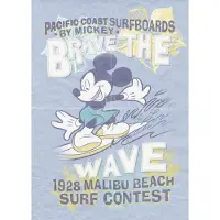 Overig Fotobehang Brave The Wave - Blauw - 2,80m X 200cm