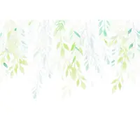 Overig Fotobehang Summer Leaves - Groen - 2,50m X 350cm