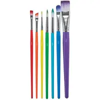 Adlibris Pinselset - 7 st. - - One Size - Buntstiftsets
