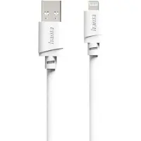 Hama 00201801 USB-laadkabel USB 2.0 Apple Lightning stekker, USB-A stekker 2 m Wit Met USB