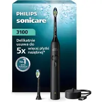 Philips Sonicare 3100 HX4032/32 Sonische Tandenborstel - Zwart - 2 Opzetborstels - Druksensor