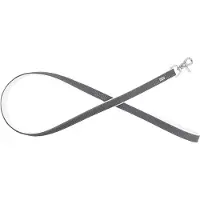 Monroe Leren Hondensnoer 1m/20mm Grijs - Elegant & Duurzaam