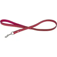 Barry King Leren Hondenhalsband 20mm x 100cm - Donkerroze