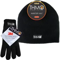 THMO Kinderen Thinsulate Muts & Handschoenen Winter Set