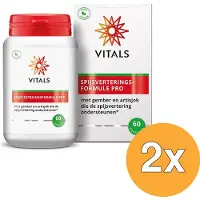 Vitals 2x Spijsverteringsformule Pro (60 capsules)