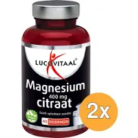 Lucovitaal 2x Magnesium 400mg Citraat Poeder (40 doseringen)
