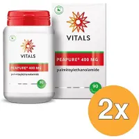 Vitals 2x Peapure 400 mg Palmitoylethanolamide (90 vega capsules)